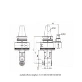 AGH 90-ER11 Standard type 90° Angle head - Big-tools Industrial Supply Tools for Metal Cutting